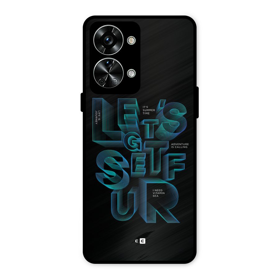 Lets Get Surf Metal Back Case for OnePlus Nord 2T