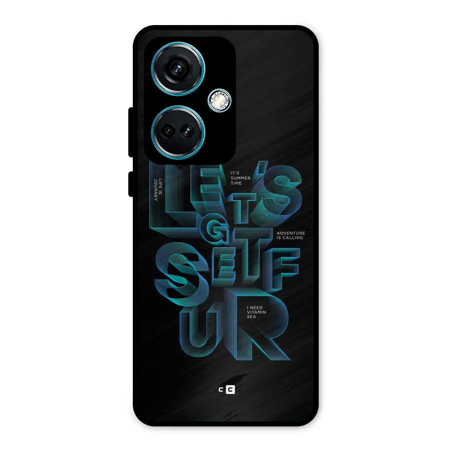 Lets Get Surf Metal Back Case for OnePlus Nord CE 3 5G