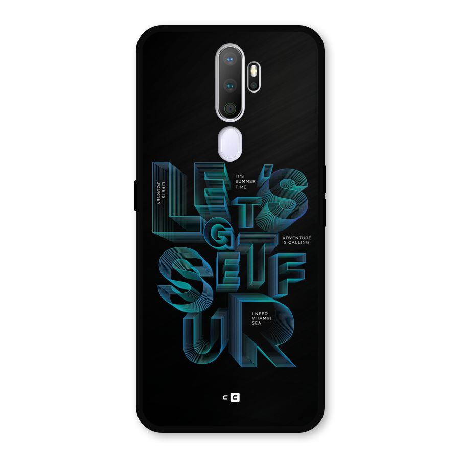 Lets Get Surf Metal Back Case for Oppo A9 (2020)