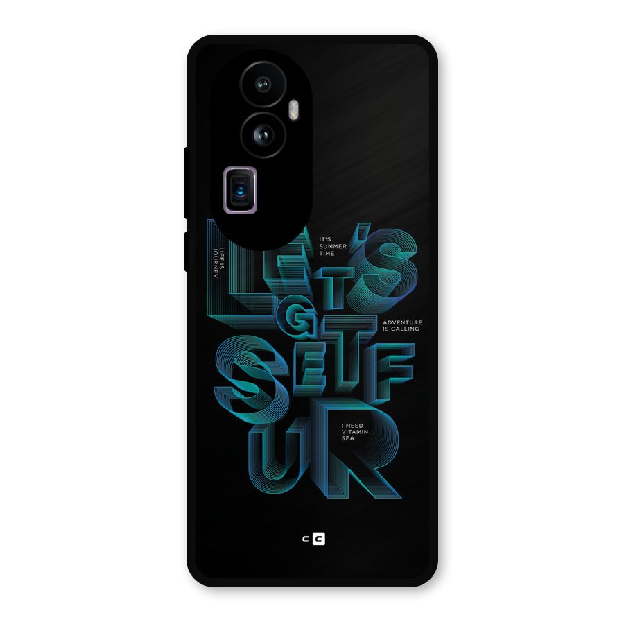 Lets Get Surf Metal Back Case for Oppo Reno10 Pro Plus