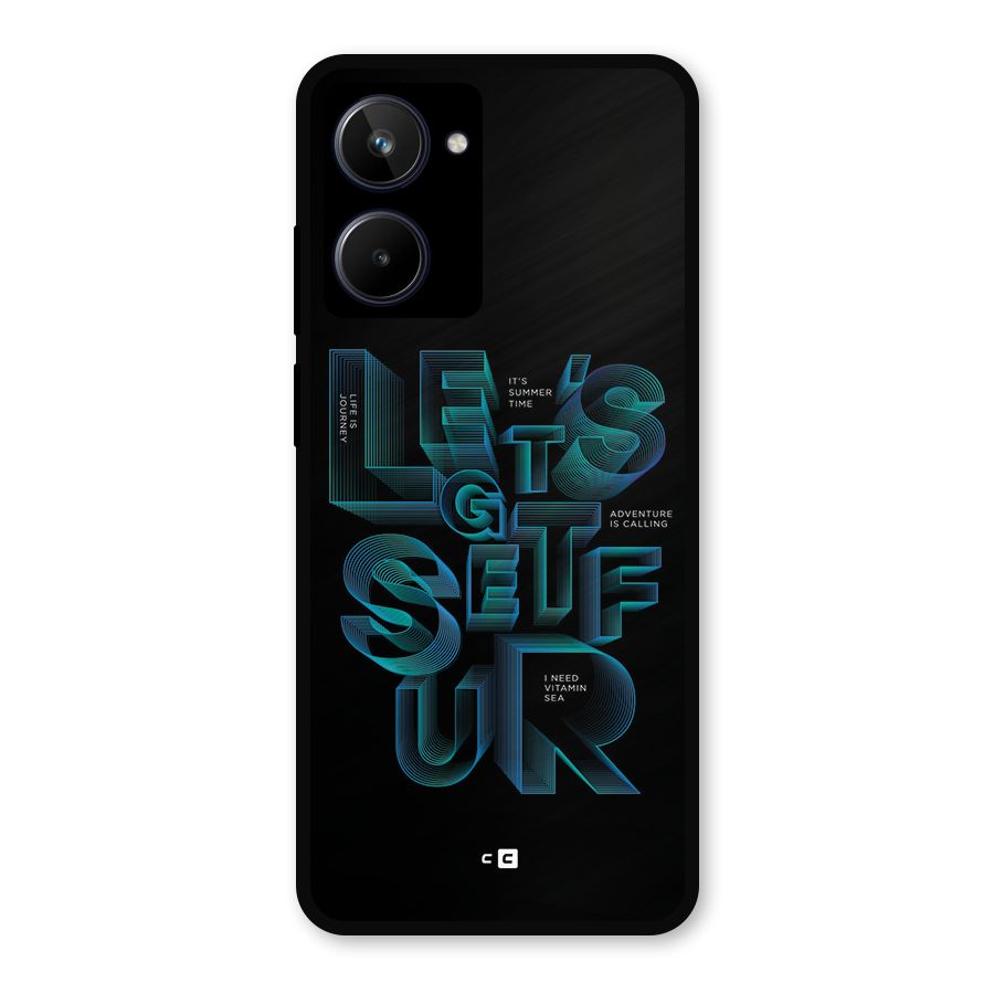 Lets Get Surf Metal Back Case for Realme 10