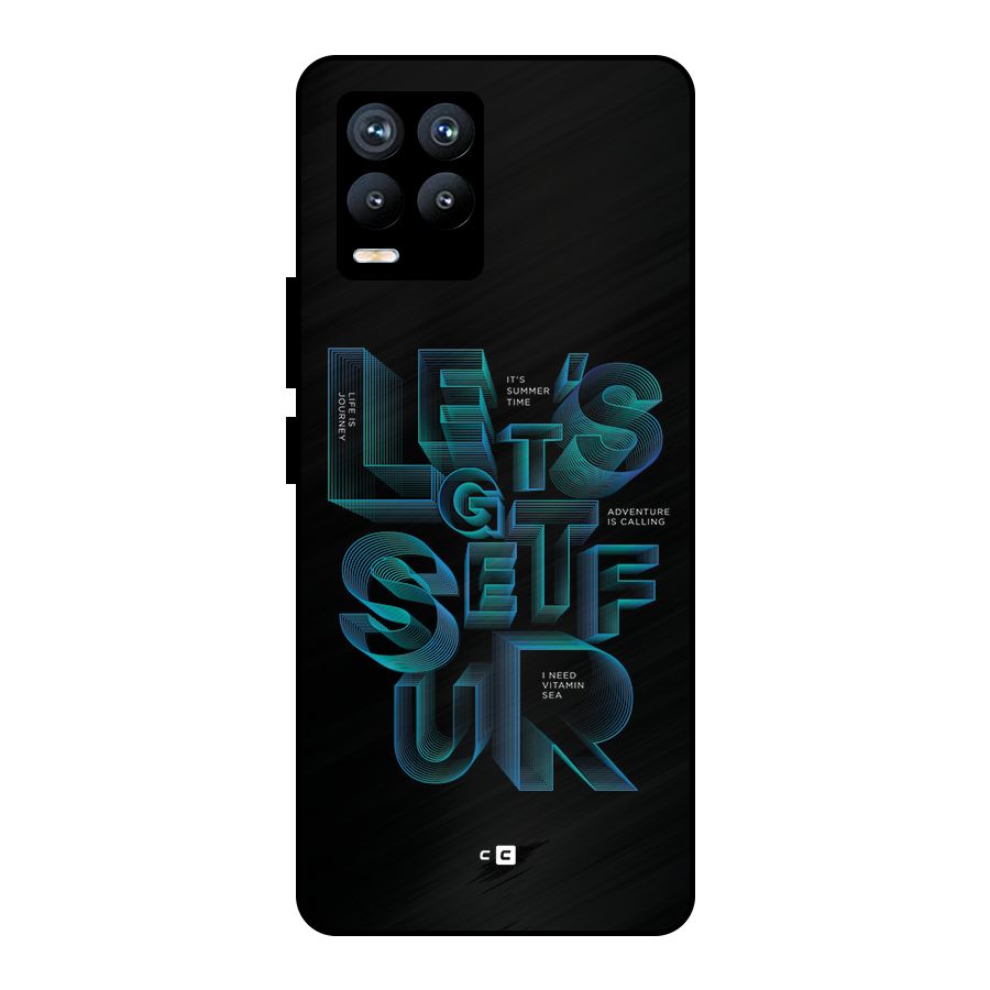 Lets Get Surf Metal Back Case for Realme 8