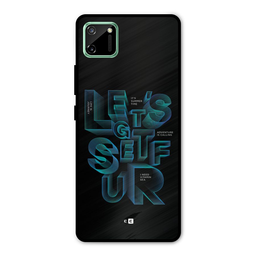 Lets Get Surf Metal Back Case for Realme C11
