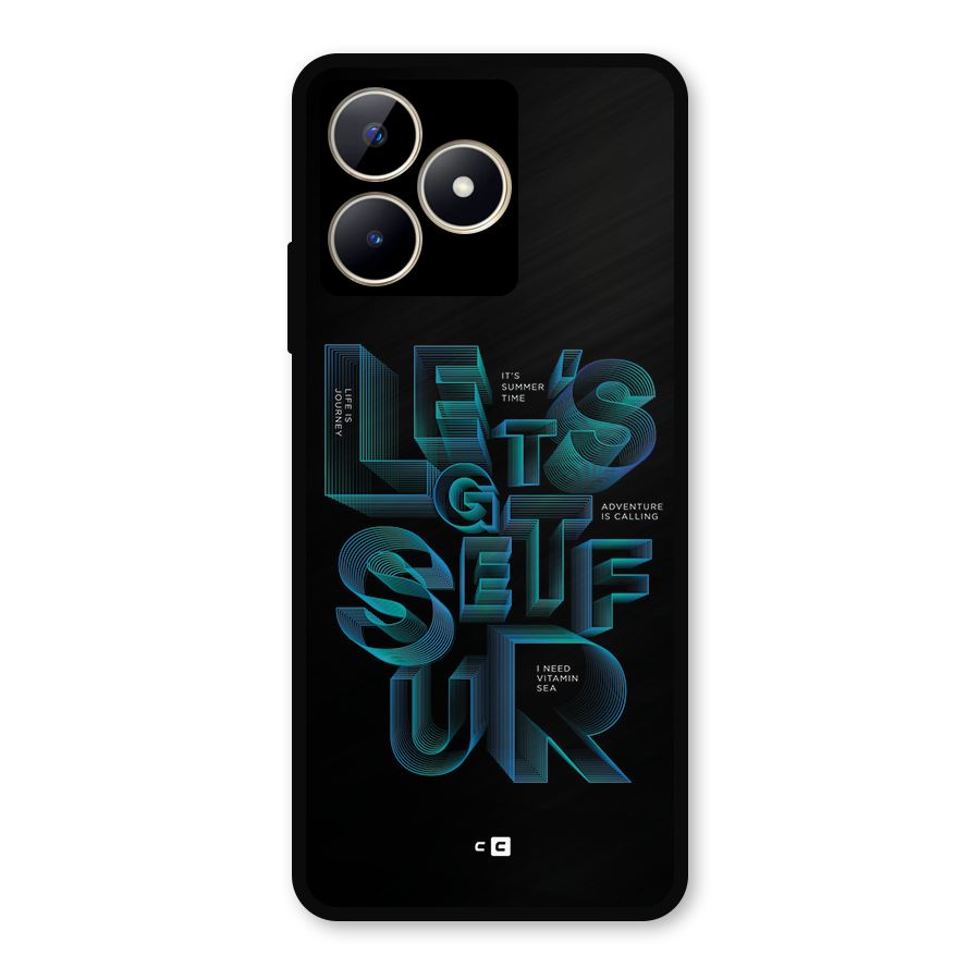 Lets Get Surf Metal Back Case for Realme C53