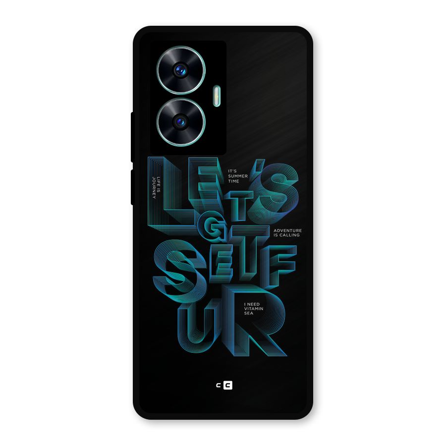 Lets Get Surf Metal Back Case for Realme C55