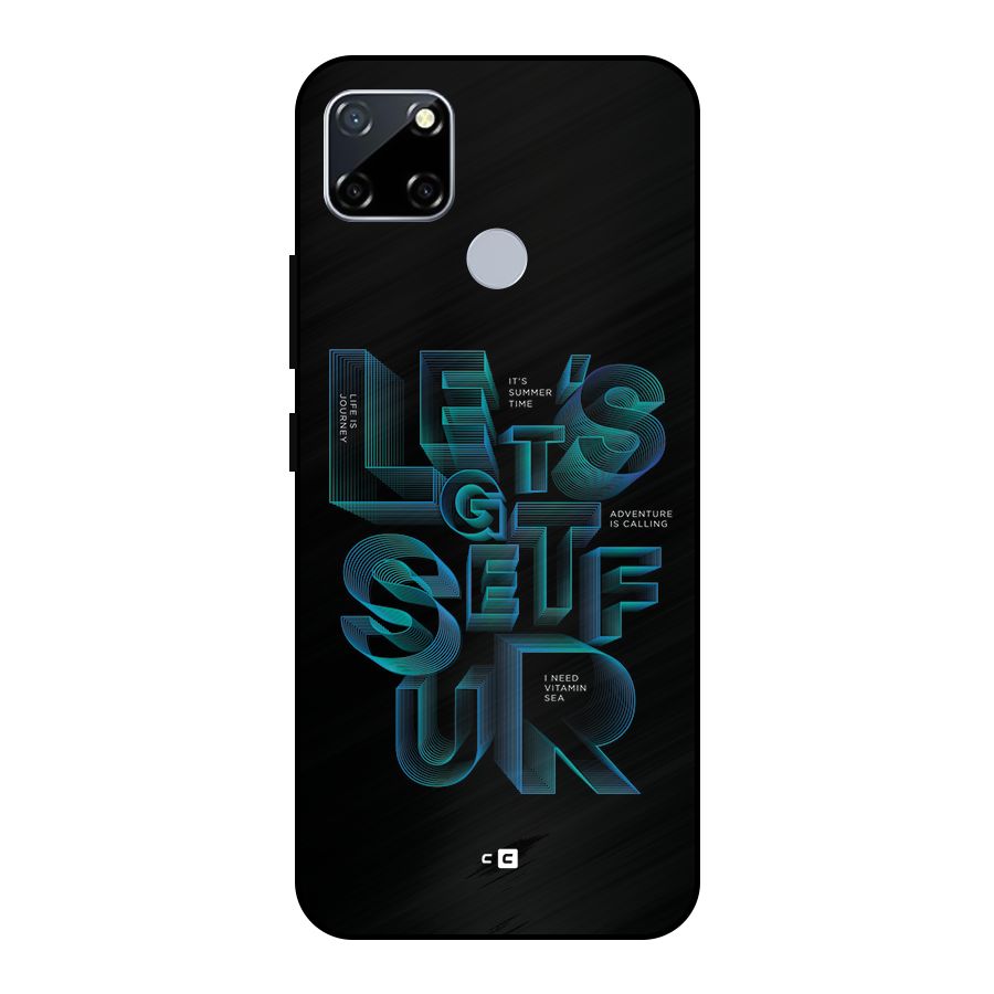 Lets Get Surf Metal Back Case for Realme Narzo 30A