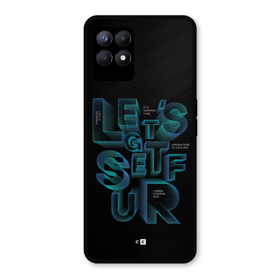 Lets Get Surf Metal Back Case for Realme Narzo 50