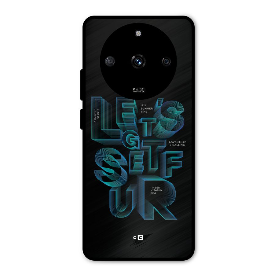 Lets Get Surf Metal Back Case for Realme Narzo 60 5G