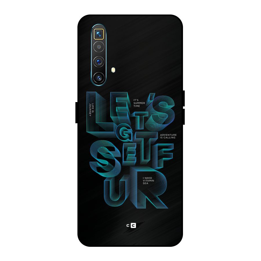 Lets Get Surf Metal Back Case for Realme X3