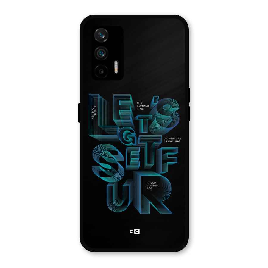 Lets Get Surf Metal Back Case for Realme X7 Max