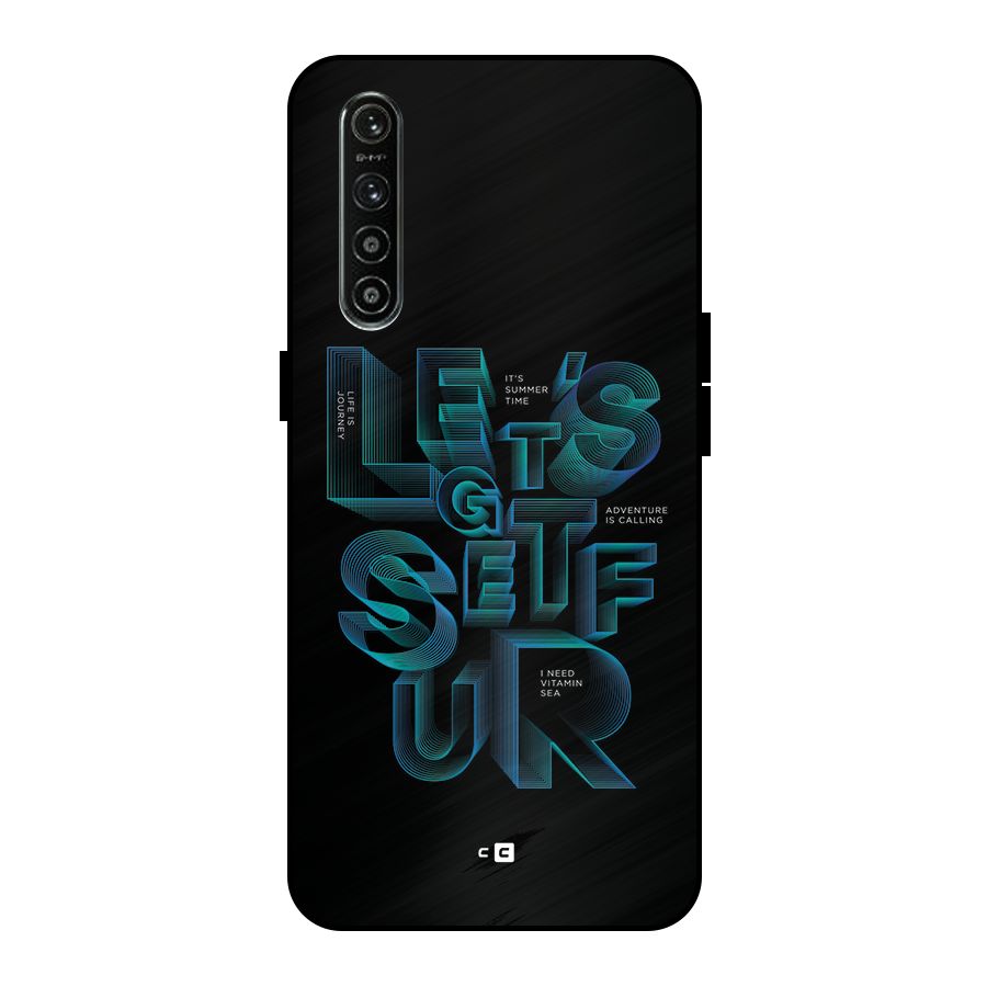 Lets Get Surf Metal Back Case for Realme XT