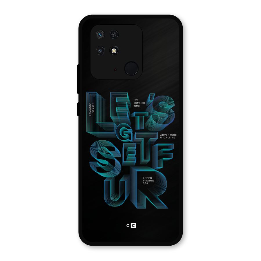 Lets Get Surf Metal Back Case for Redmi 10 Power