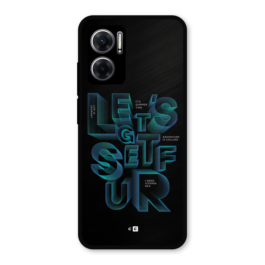 Lets Get Surf Metal Back Case for Redmi 11 Prime 5G