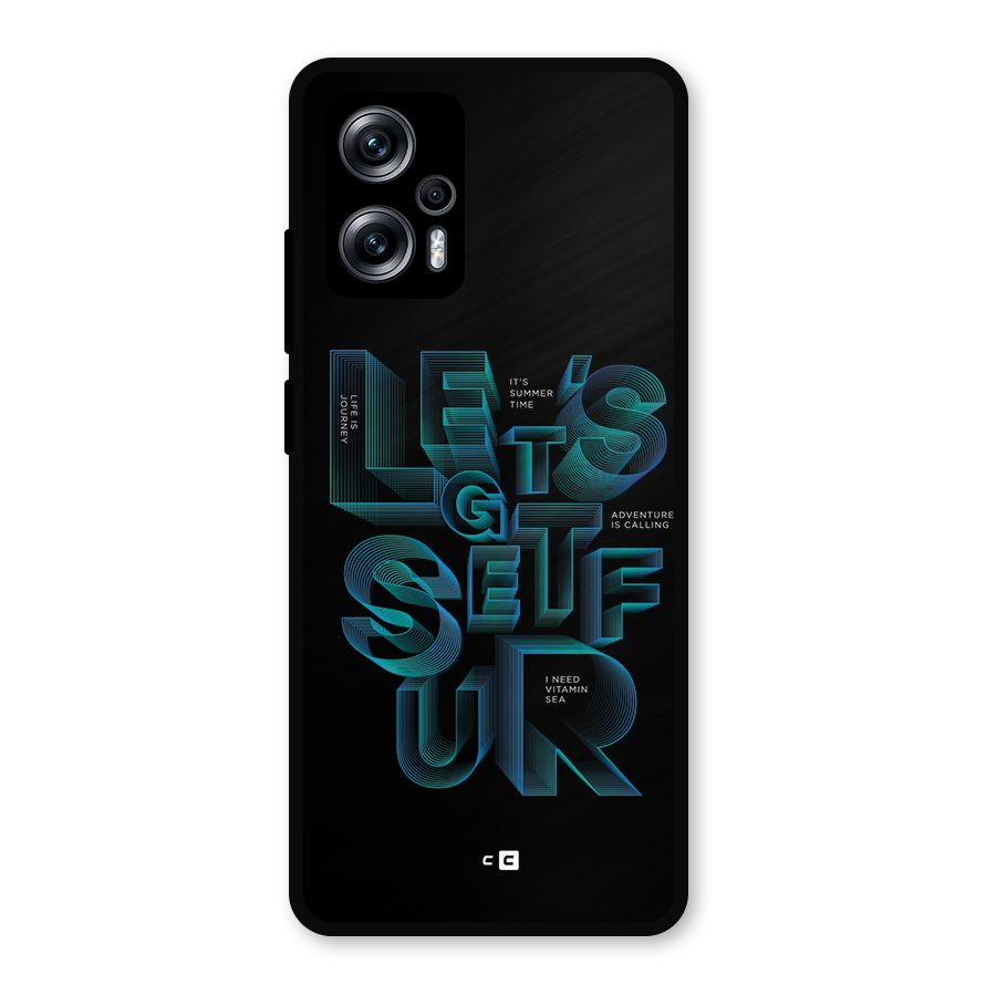 Lets Get Surf Metal Back Case for Redmi K50i