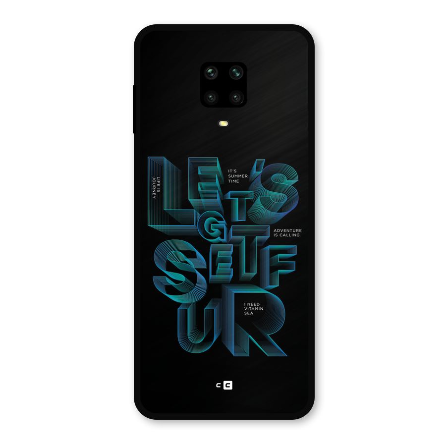 Lets Get Surf Metal Back Case for Redmi Note 10 Lite