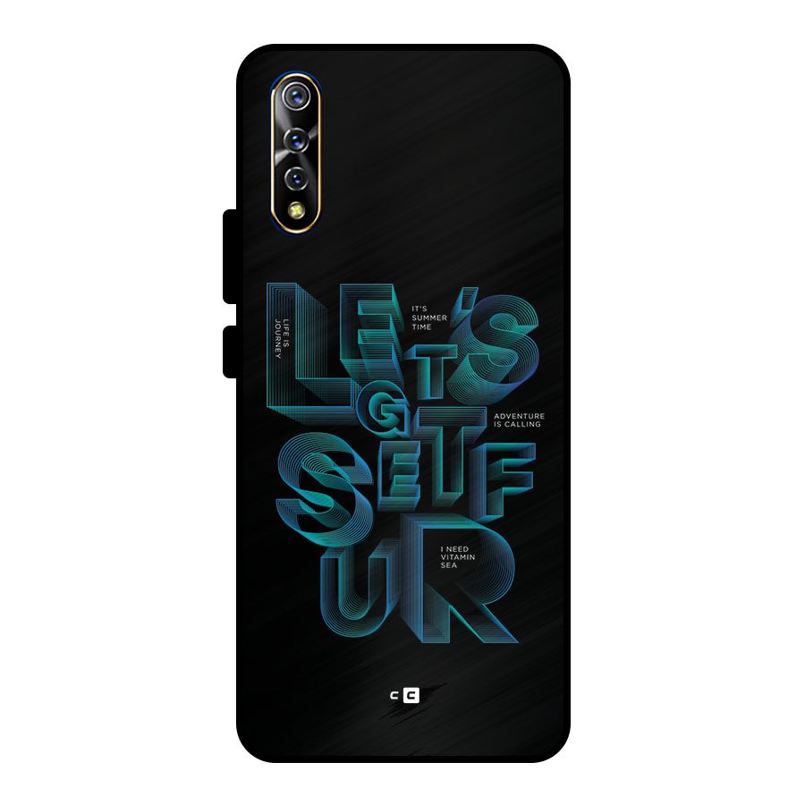 Lets Get Surf Metal Back Case for Vivo S1