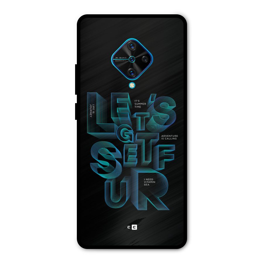 Lets Get Surf Metal Back Case for Vivo S1 Pro