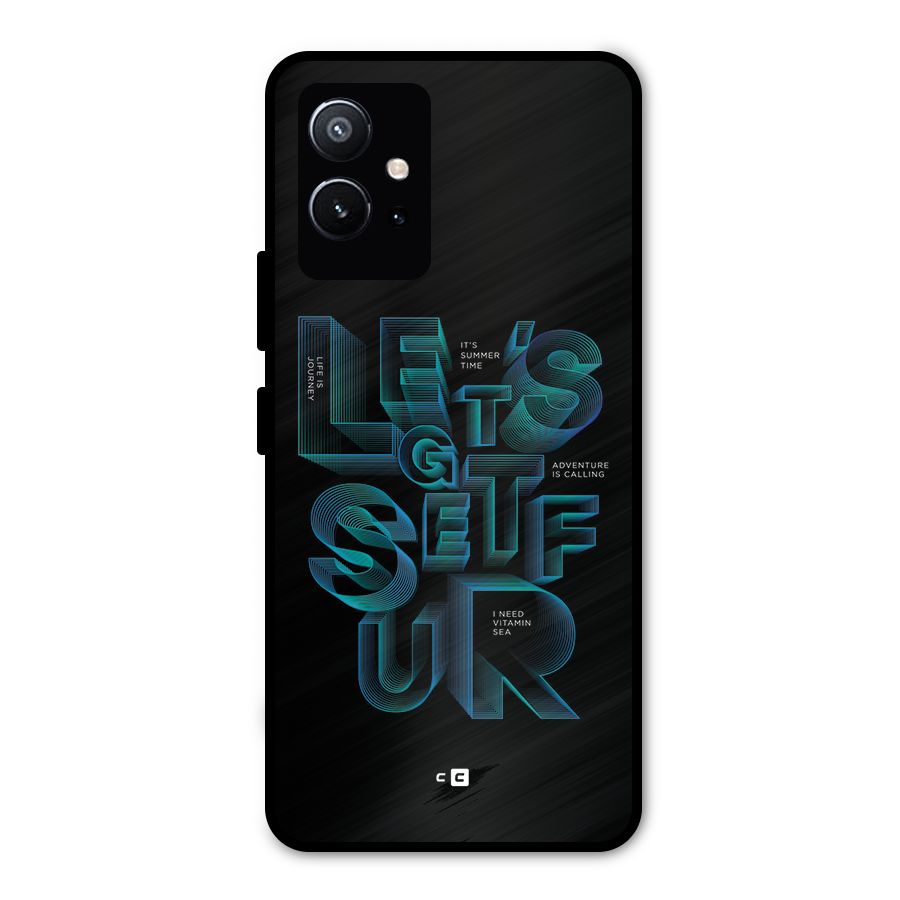 Lets Get Surf Metal Back Case for Vivo T1 5G