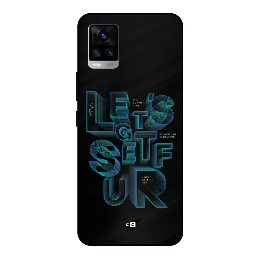 Lets Get Surf Metal Back Case for Vivo V20 2021
