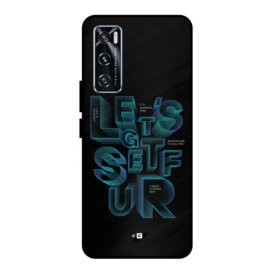 Lets Get Surf Metal Back Case for Vivo V20 SE