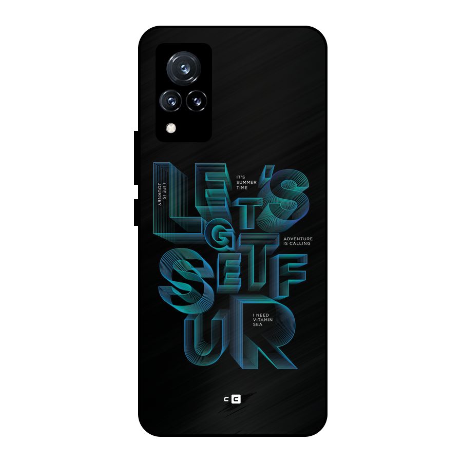 Lets Get Surf Metal Back Case for Vivo V21 5G