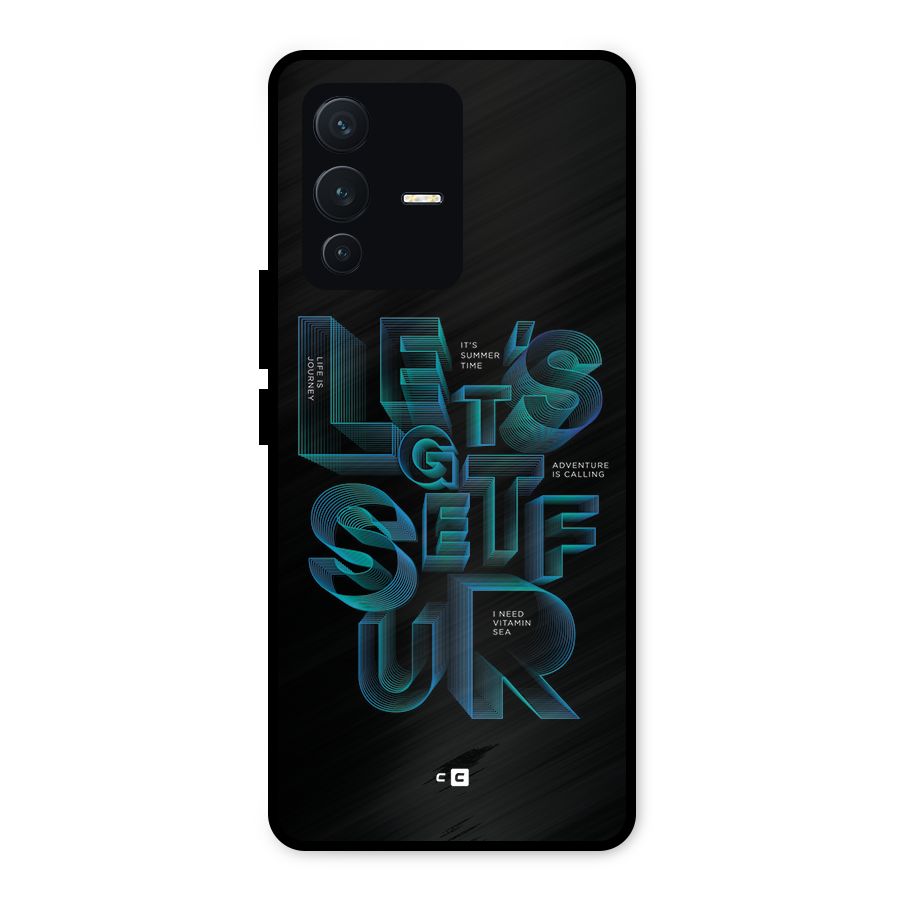Lets Get Surf Metal Back Case for Vivo V23 5G