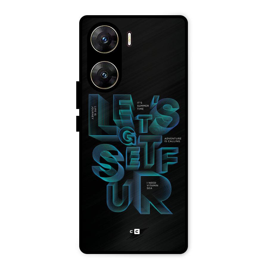 Lets Get Surf Metal Back Case for Vivo V29e