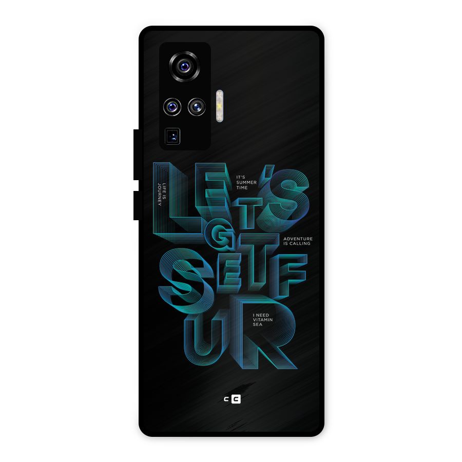 Lets Get Surf Metal Back Case for Vivo X50 Pro