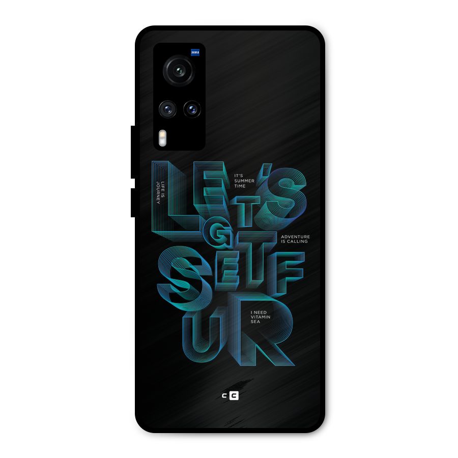 Lets Get Surf Metal Back Case for Vivo X60