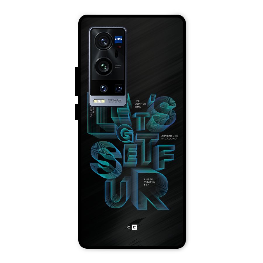 Lets Get Surf Metal Back Case for Vivo X60 Pro Plus