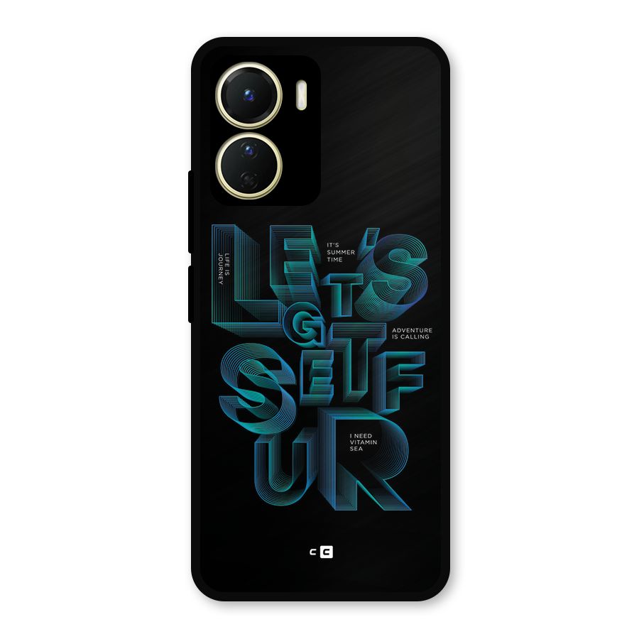 Lets Get Surf Metal Back Case for Vivo Y16