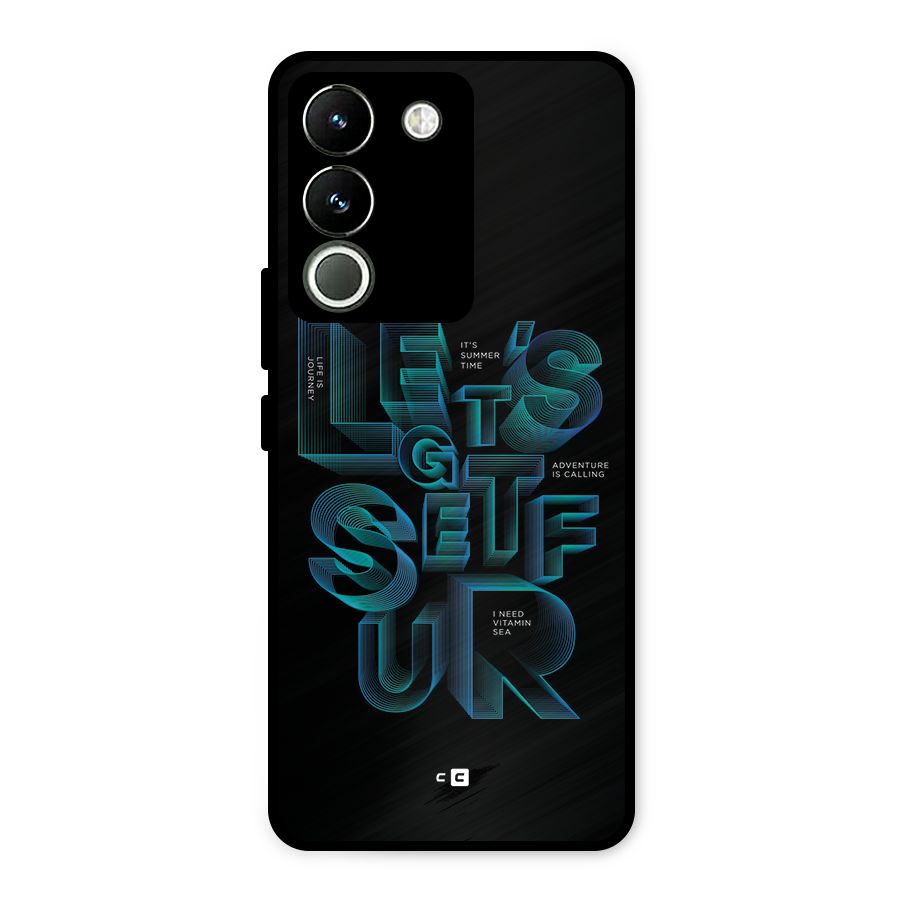 Lets Get Surf Metal Back Case for Vivo Y200