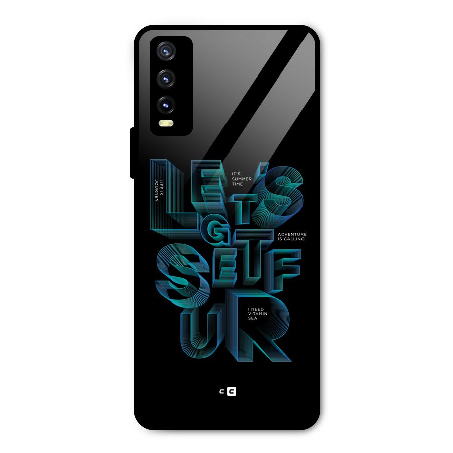 Lets Get Surf Metal Back Case for Vivo Y20g
