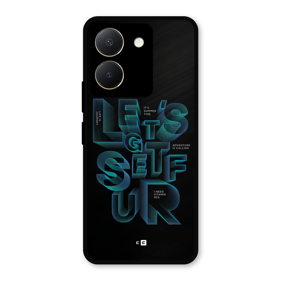 Lets Get Surf Metal Back Case for Vivo Y36