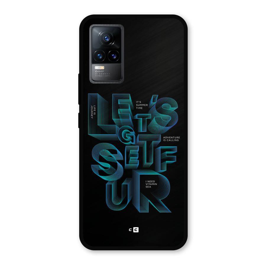 Lets Get Surf Metal Back Case for Vivo Y73