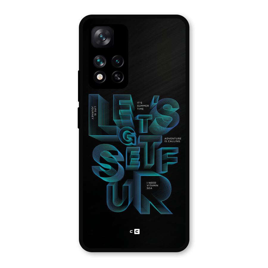 Lets Get Surf Metal Back Case for Xiaomi 11i Hypercharge 5G