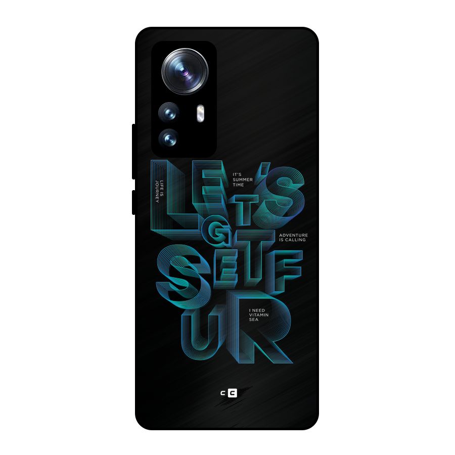 Lets Get Surf Metal Back Case for Xiaomi 12 Pro