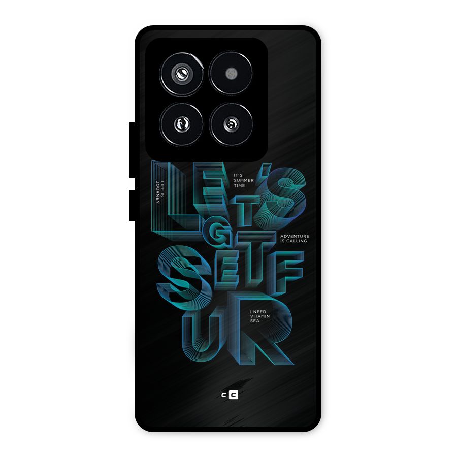 Lets Get Surf Metal Back Case for Xiaomi 14 Pro