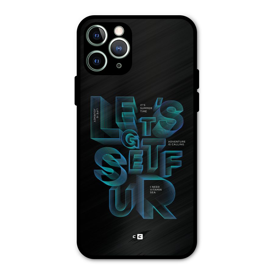 Lets Get Surf Metal Back Case for iPhone 11 Pro Max