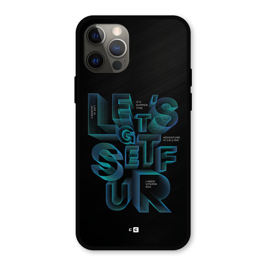 Lets Get Surf Metal Back Case for iPhone 12 Pro