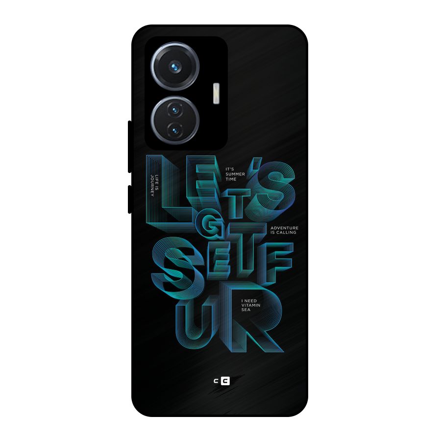 Lets Get Surf Metal Back Case for iQOO Z6 44W