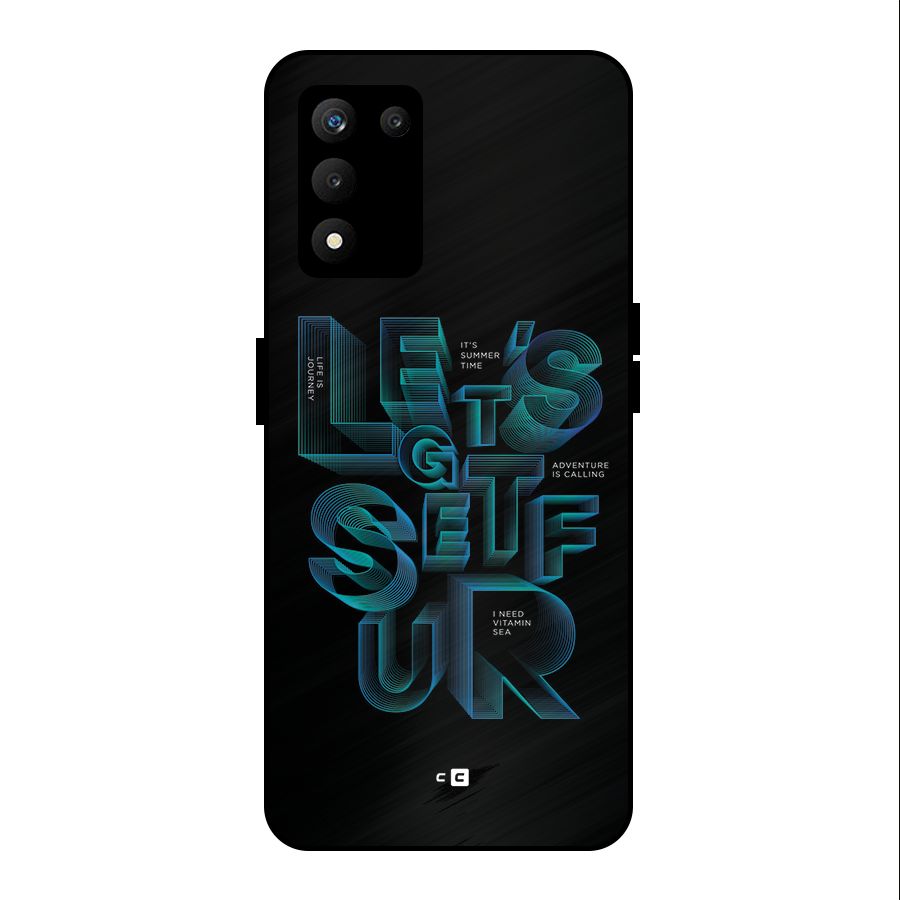 Lets Get Surf Metal Back Case for realme 9 5G SE