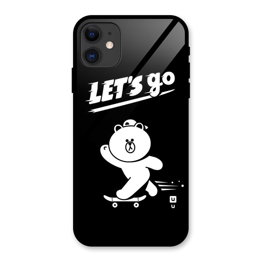 Lets Go Art Glass Back Case for iPhone 11