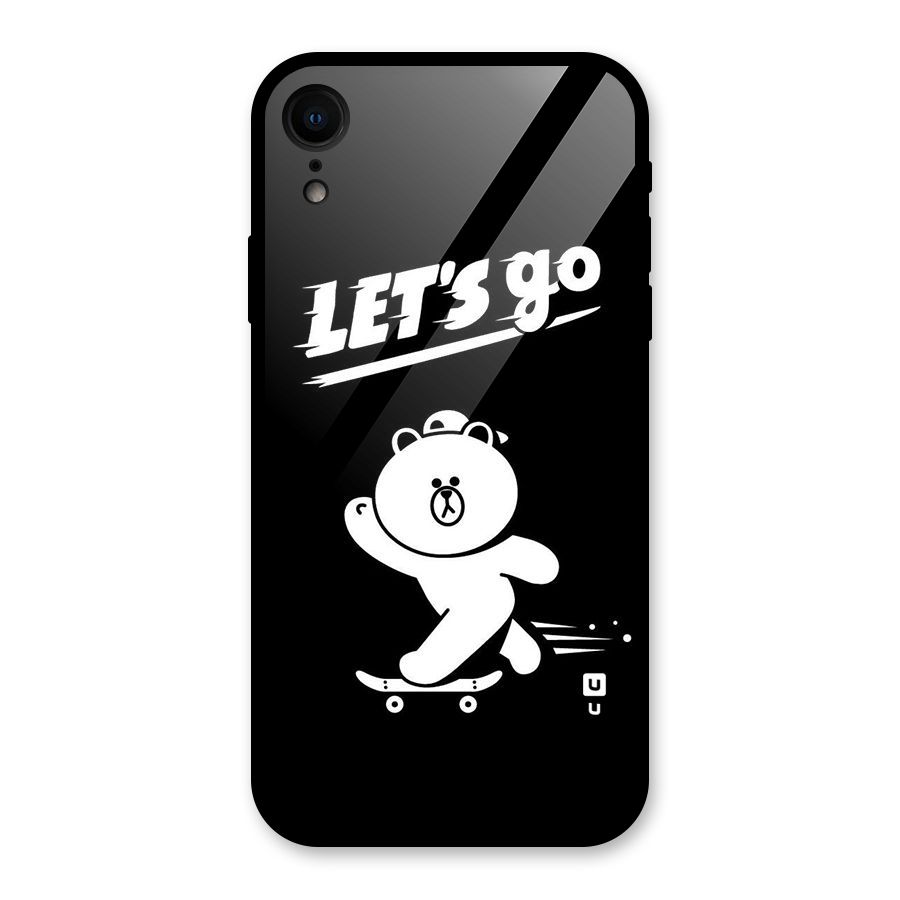Lets Go Art Glass Back Case for iPhone XR