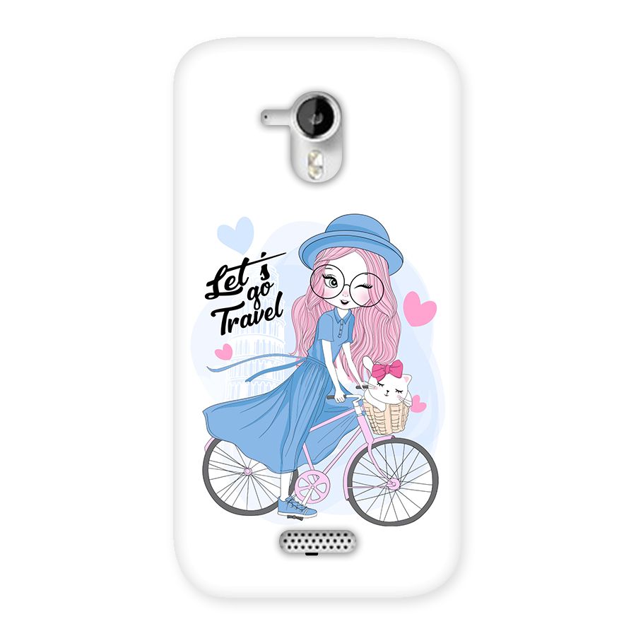 Lets Go Travel Back Case for Canvas HD A116