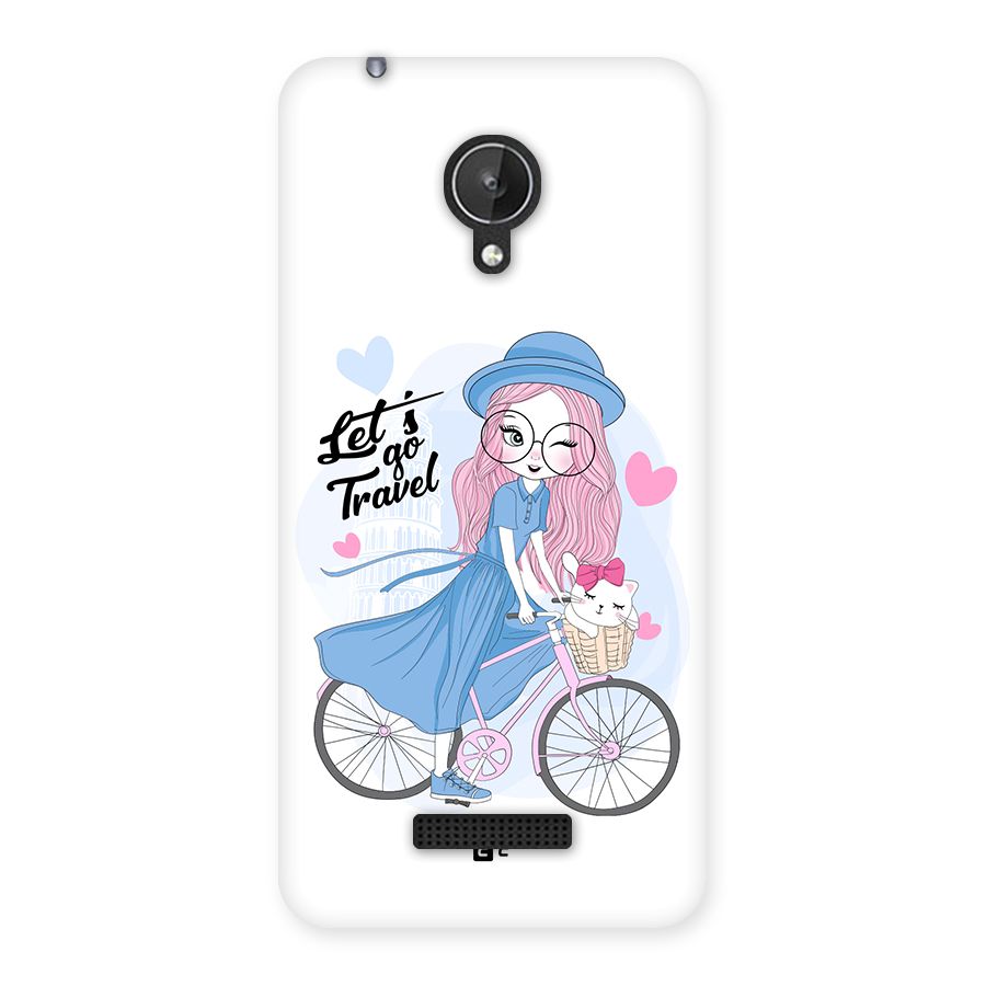 Lets Go Travel Back Case for Canvas Spark Q380