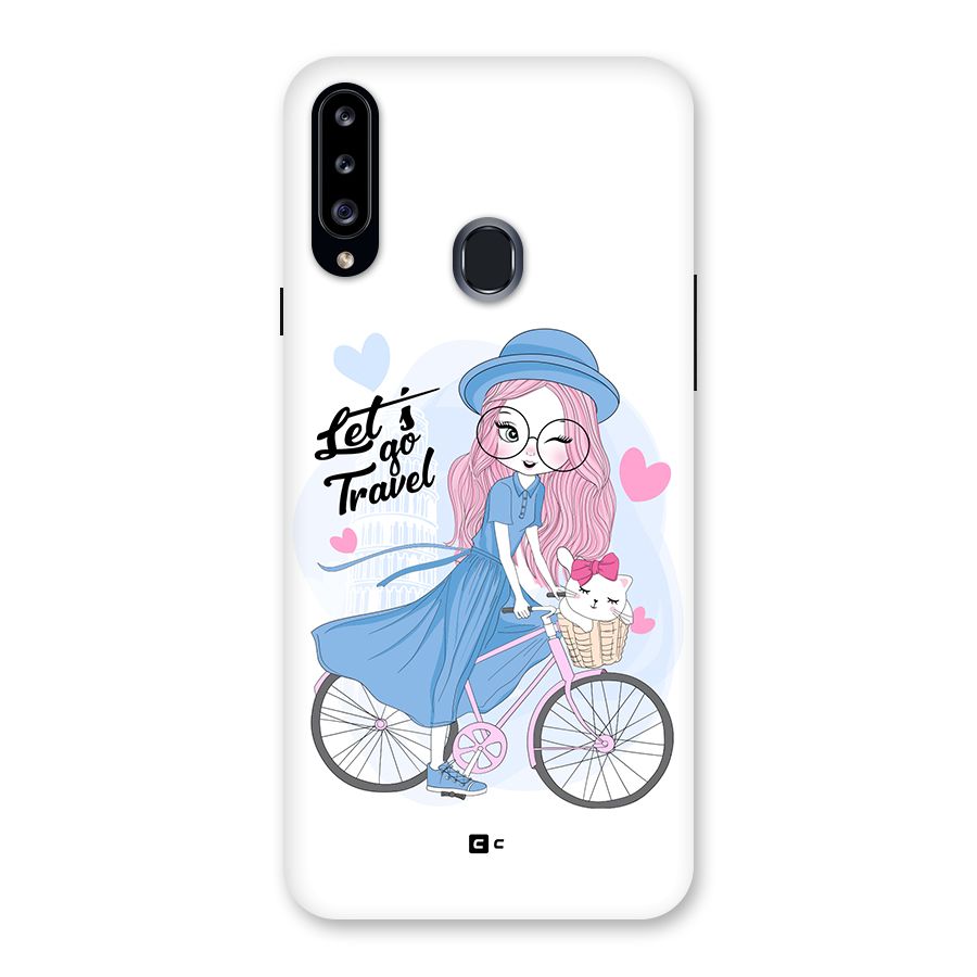 Lets Go Travel Back Case for Galaxy A20s