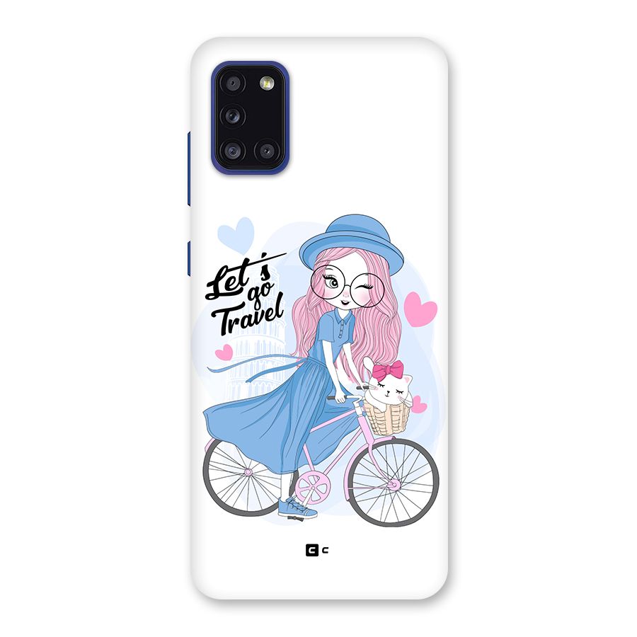 Lets Go Travel Back Case for Galaxy A31