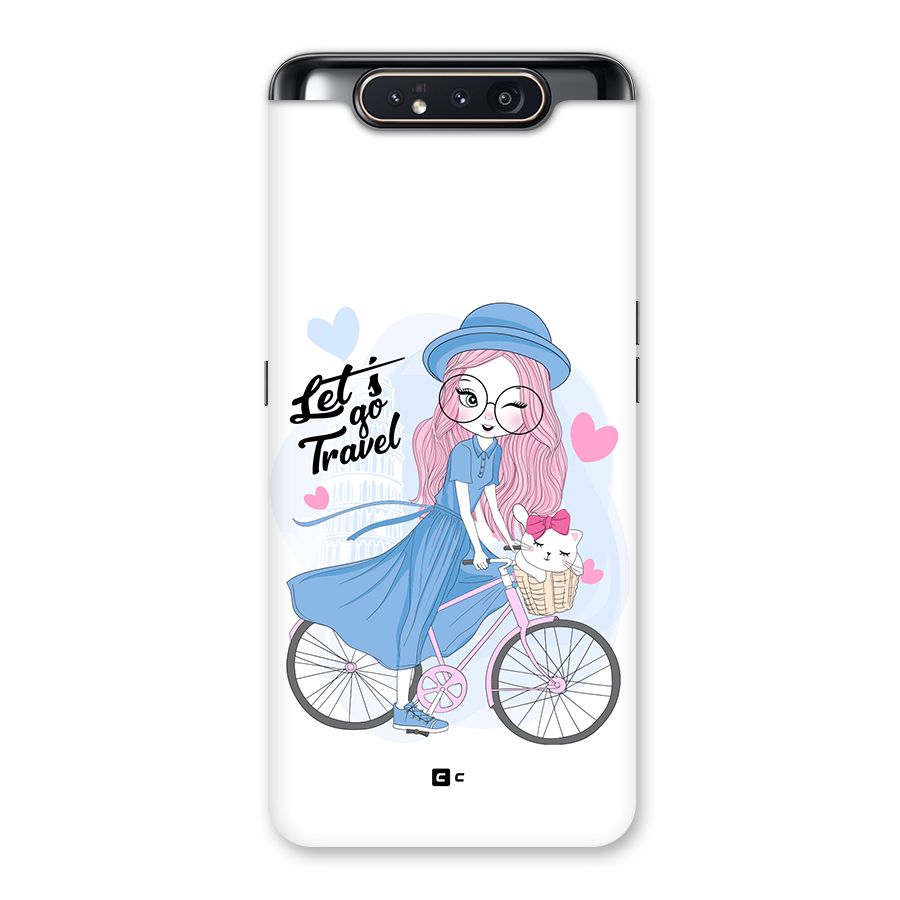 Lets Go Travel Back Case for Galaxy A80