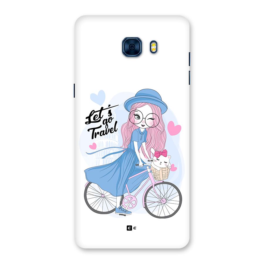 Lets Go Travel Back Case for Galaxy C7 Pro